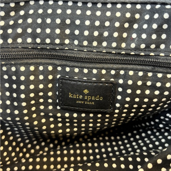 Kate Spade Astor Court “Elena” Black Quilted Leather Handbag Like New!!